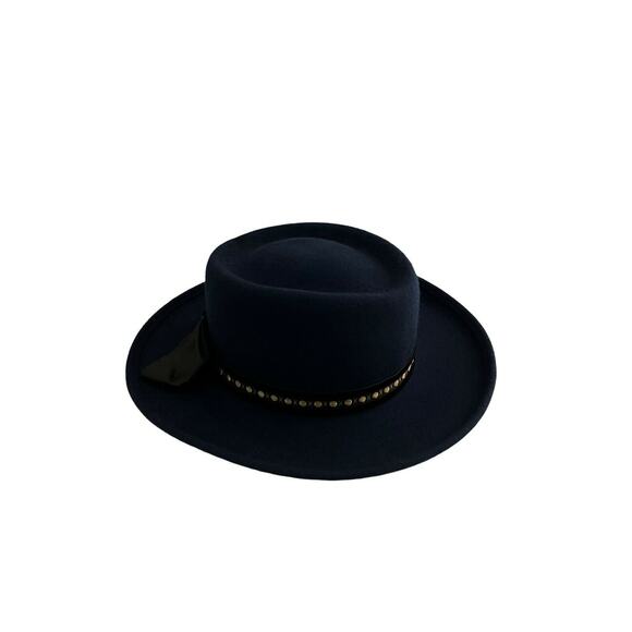 Vintage Fedora firm wool Life hat classic One size Blue Bow main image 9